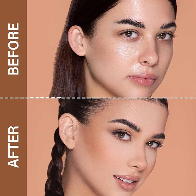 Boobeen 6 Colors Cream Contour Makeup Palette, Highlighter and Bronzer Palette Powder Kit with Mirror&Brush, Waterproof Concealer for Women-Velvo Beauty