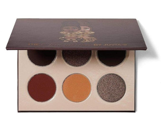 Juvia's Place Palette The Chocolates - Tan, Auburn, Shades of 6, Rich Dark Chocolate Palette, Professional Eye Makeup, Pigmented Palette, Makeup Palette for Eye Color & Shine-Velvo Beauty