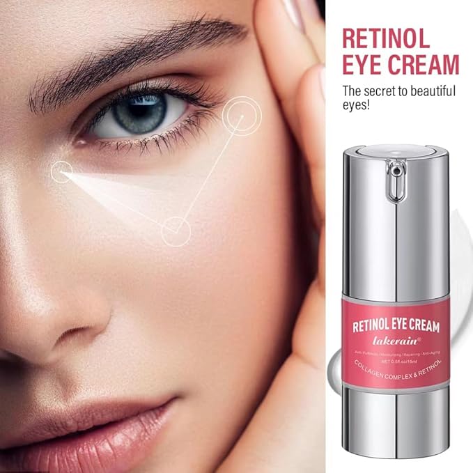Retinol Eye Cream, Under Eye Cream Anti Aging,Retinol Eye Stick, eliminate puffiness, smooth fine lines, improve eye skin.Retinol Face Cream-Velvo Beauty