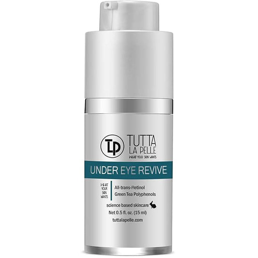 Under Eye Repair Cream - All-Trans-Retinol UNDER EYE REVIVE Anti Aging Eye Cream For Dark Circles And Puffiness, Under Eye Bags, Fine lines, Wrinkles - 0.5 Oz-Velvo Beauty