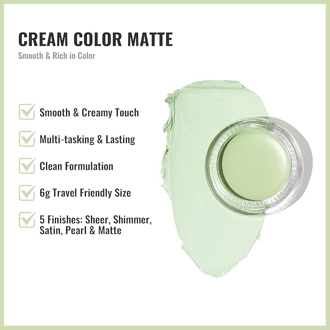 Oulac Matte Eyeshadow 3-in-1 Eyeshadow Eye Primer&Eyeliner Highly Pigmented Waterproof Smudge-proof Long Lasting Wear Smooth&Blendable Formula for Natural Look,Vegan & Cruelty-Free,CM08-Velvo Beauty