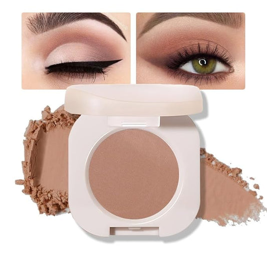 Pressed Single Matte Eyeshadow Palette, Brown eyeshadow For Old Women, Pigmented Waterproof Sombras Para Ojos, Single Pressed Powder Vegan, Talc, Paraben & Cruelty Free(05)-Velvo Beauty