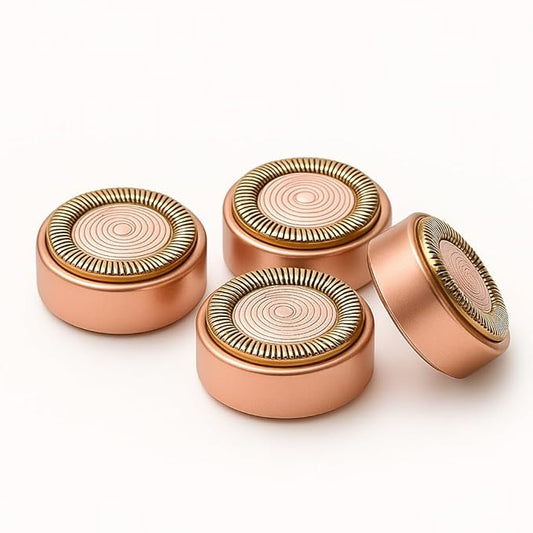 Gen 2 Replacement Heads for Flawless Facial Hair Remover, Used Finishing Touch Flawless Hair Removal, 4 PCS per pack-Velvo Beauty