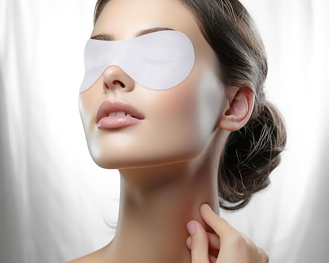 PENTA ANGEL Disposable Eye Mask Paper 50 Sheets Non Woven Eye Care Patches Cotton Spa Eye Pads Covers for Facial Skincare (50)-Velvo Beauty