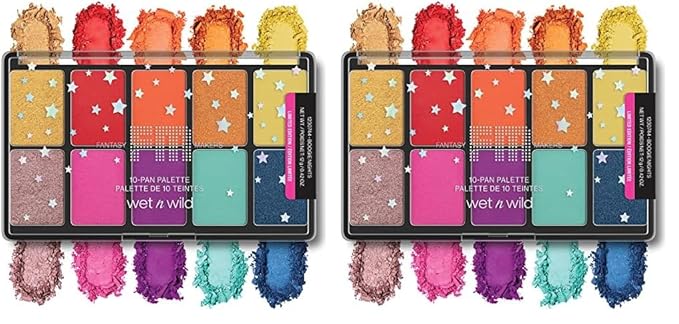 wet n wild Fantasy Makers Halloween 10 Pan Palette Boogie Nights (Pack of 2)-Velvo Beauty
