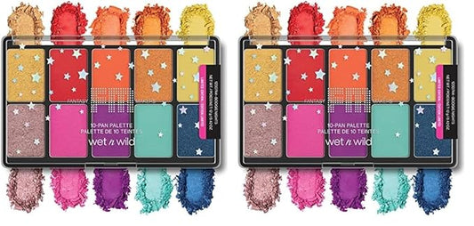 wet n wild Fantasy Makers Halloween 10 Pan Palette Boogie Nights (Pack of 2)-Velvo Beauty