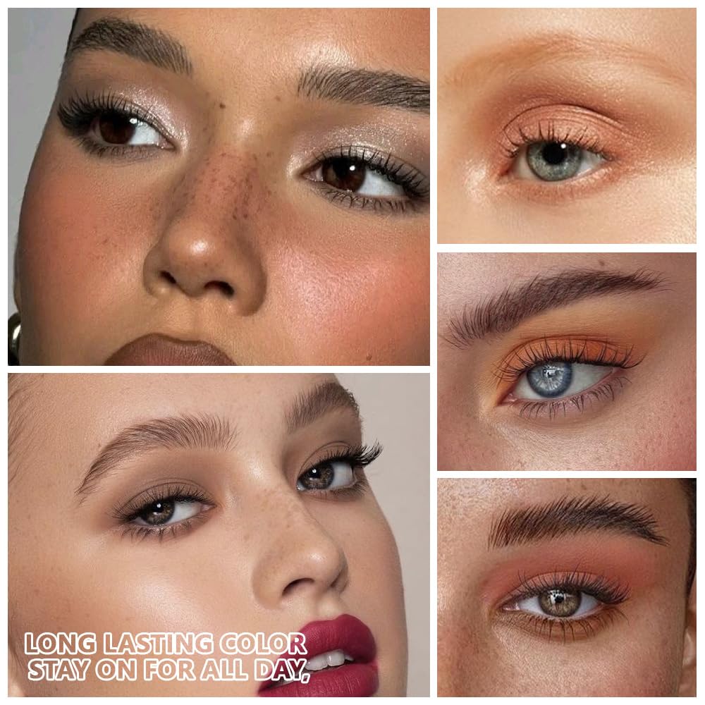 Nude Brown Maroon Bronze Eyeshadow Palette,Natural Neutral Soft Small Cream Eyeshadow Palette,Eye Shadow Palette Long Lasting Naturing-Looking Make Up Pallets for Women,Vegan-Velvo Beauty