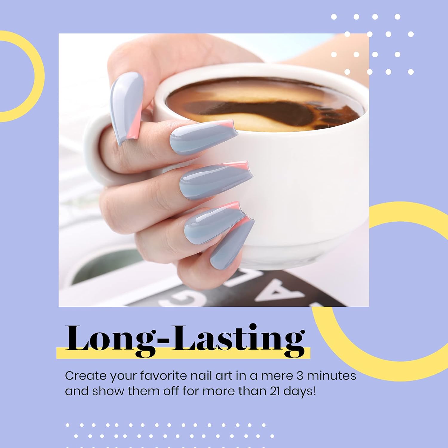 Beetles Gray Gel Nail Polish, 15ml Fall Grey Gel Polish Soak Off UV LED Nail Lamp Nail Art Manicure Salon DIY Home 0.5Oz Nail Polish for Women-Velvo Beauty