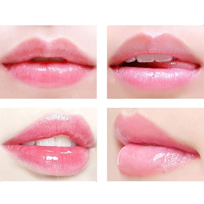 Adofect 30 Pieces Peach Moisturizing Collagen Lip Masks Crystal Lip Care Gel Pads Patches, Mouth & Lips Age Defying Masques - Great for Anti-Chapped, Anti-Wrinkle, Plump Your Lips, Rose Red-Velvo Beauty