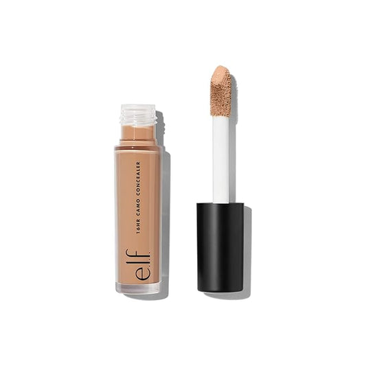 e.l.f. 16HR Camo Concealer, Full Coverage & Highly Pigmented, Matte Finish, Tan Walnut, 0.203 Fl Oz (6mL)-Velvo Beauty