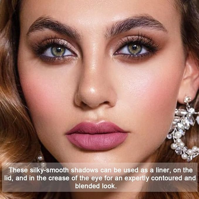 Shimmer Matte Eyeshadow Palette.Longwearing Highly Pigmented Natural Beige Gold Glitter Powder Palet.Matt Shiny Eye Makeup paleta de sombras.02#-Velvo Beauty