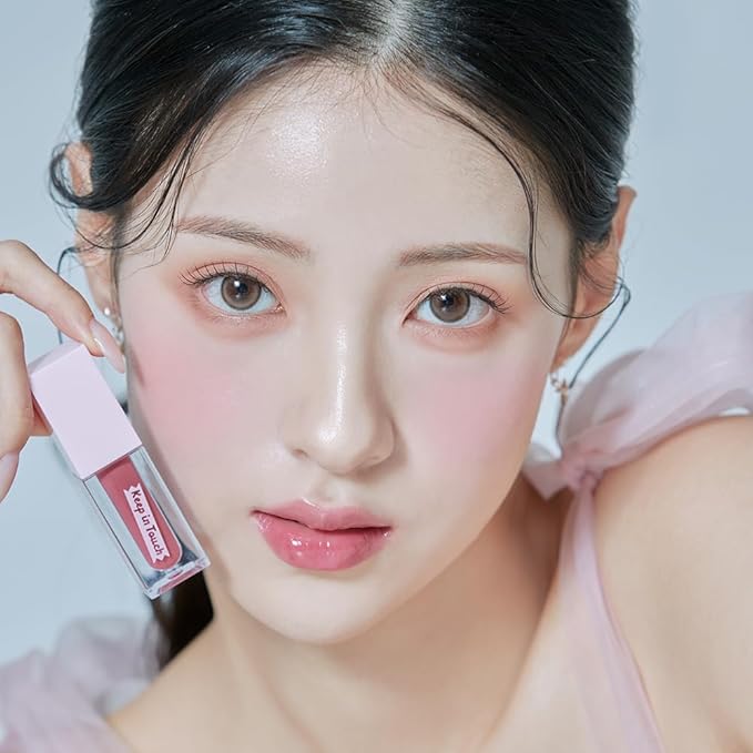 Jelly Plumper Tint (P01 Sparkling Champagne) | Non-Sticky, Long-Lasting & Moisterizing Lip Plumper | Vegan and Cruelty-Free Korean Lip Tint-Velvo Beauty