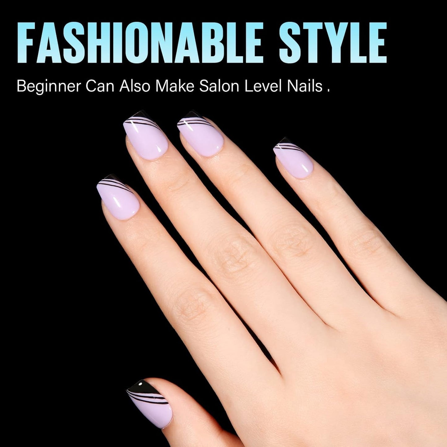 TOMICCA Extra Short Coffin Nail Tips, 240Pcs Full Cover Acrylic Fake nails for Extension Manicure, 15 Sizes Easy Use Soft Pre Shaped Gel Nail Tips for Home DIY and gifts women-Velvo Beauty