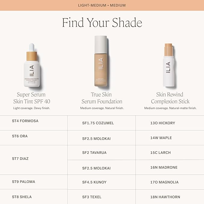 ILIA - Skin Rewind Complexion Stick - Foundation + Concealer + Skincare | Non-Toxic, Vegan, Cruelty-Free, Clean Makeup (13O - Hickory, 0.35 oz | 10 g)-Velvo Beauty