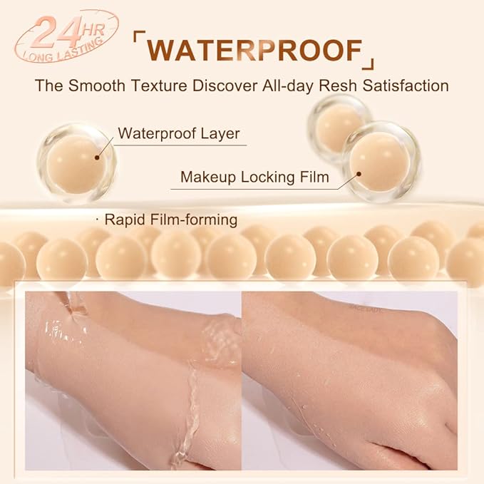 Ultra Matte Liquid Foundation Makeup, Full Coverage Shine Free Foundation Cream for Oily Skin, Waterproof Natural Face Foundation Make-Up Lasts Up to 24HR, 0.7Oz (#04)-Velvo Beauty