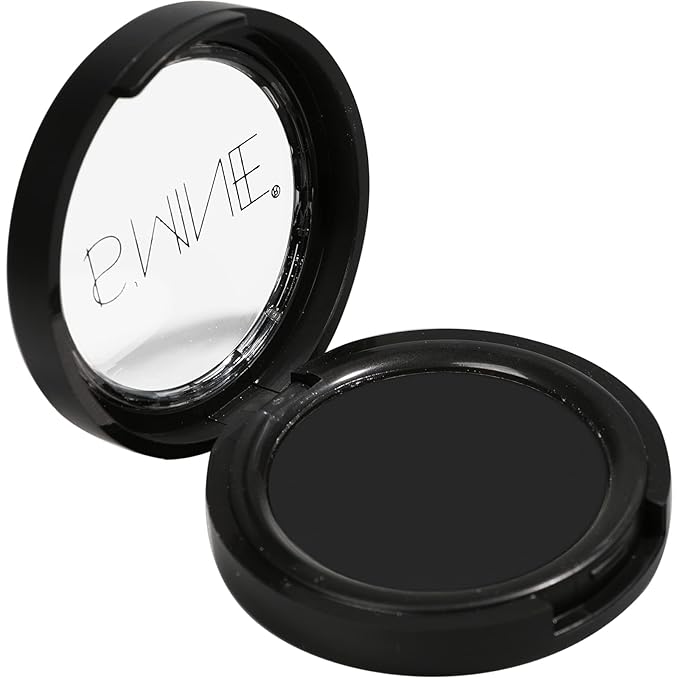 ISMINE Single Black Matte Eyeshadow Powder Palette High Pigment, Longwear, Intense Color Best Black Eyeshadow-Velvo Beauty