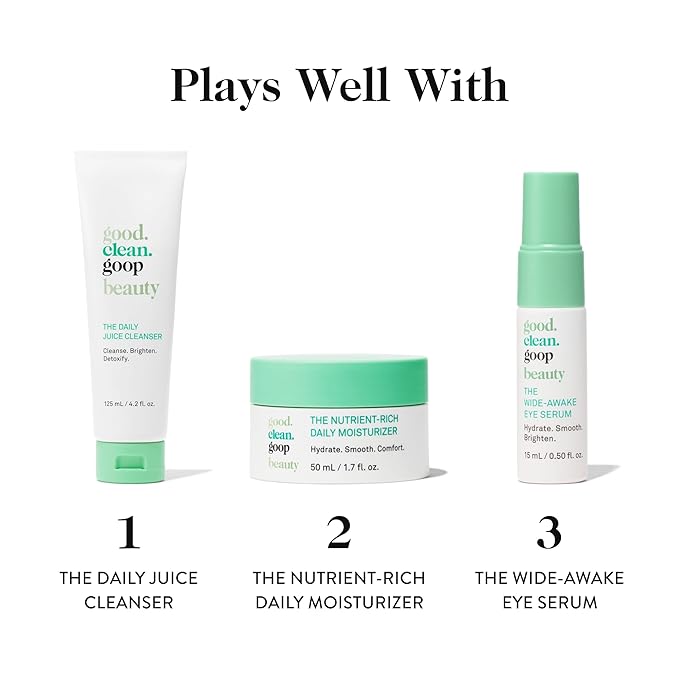 good.clean.goop beauty The Healthy Aging Serum | Facial Serum with Tranexamic Acid, Shikimic Acid & Goji Berry Oil | Serum to Help Smooth Wrinkles and Fine Lines | Anti-Aging Serum | Vegan | 1 Fl oz-Velvo Beauty