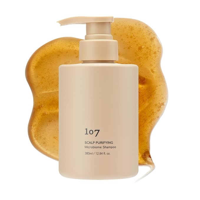 107 Clarifying Shampoo - Purifying Shampoo for Build Up, Dirt, Oil, Itchy, Dry Scalp – Fermented Vinegar & Ginseng for Refreshed & Revitalized Scalp - Paraben, Phthalate and Sulfate Free (16.9 oz)-Velvo Beauty