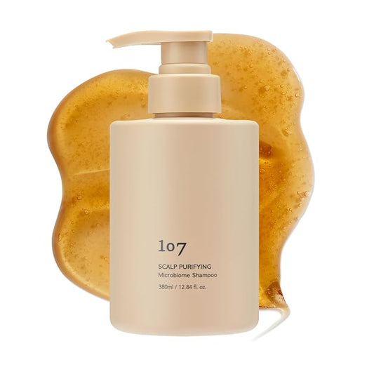 107 Clarifying Shampoo - Purifying Shampoo for Build Up, Dirt, Oil, Itchy, Dry Scalp – Fermented Vinegar & Ginseng for Refreshed & Revitalized Scalp - Paraben, Phthalate and Sulfate Free (16.9 oz)-Velvo Beauty