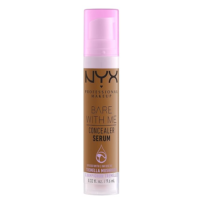 NYX PROFESSIONAL MAKEUP Bare With Me Concealer Serum, Up To 24Hr Hydration - Camel-Velvo Beauty