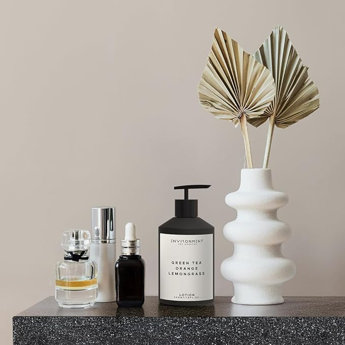 ENVIRONMENT Inspired by 5-Star Hotels DBCH Lotion, 300ml Luxury Scented Lotion (Green Tea | Orange | Lemongrass) Bathroom Luxury, Men & Women High-End Body Lotion, Hand Cream, Dry Skin Treatment-Velvo Beauty