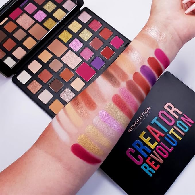 Makeup Revolution, Creator Limitless, Eyeshadow Palette, Nude Reign, 30.9g-Velvo Beauty