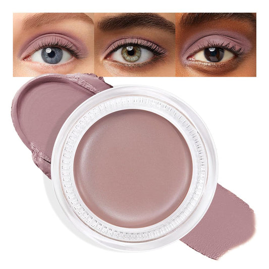 Single Cream Putty Matte Eyeshadow Palette Makeup, Natural Single Mini Instant Holographic Eyeshadow For Older Women, Sombras Crema Para Ojos, Talc, Paraben & Cruelty Free, 23-Velvo Beauty
