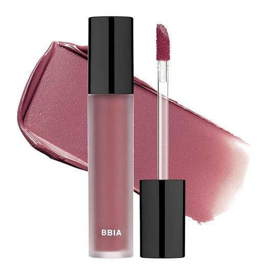 BBIA Last Velvet Tint - Soft & Creamy Matte Finish Lip Stain, Blur Effect with Velvety Texture, Long-Lasting, High Pigment, Lightweight, Non-Drying, Vegan, Korean Lip Makeup (V43 SO GOOD PLUM)-Velvo Beauty