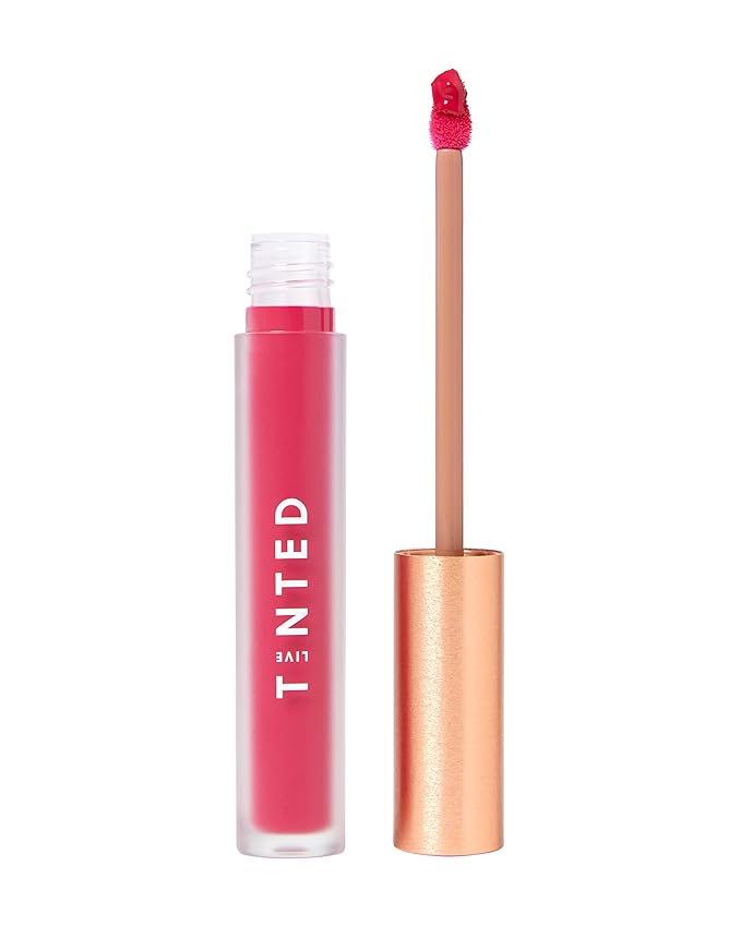 Live Tinted Huelip Liquid Lip Crème - Weightless, Long-Lasting Liquid Lip with Hyaluronic Acid and Jojoba Oil For a Soft, Comfortable, Moisturized Finish - 0.09 fl oz - Magenta-Velvo Beauty