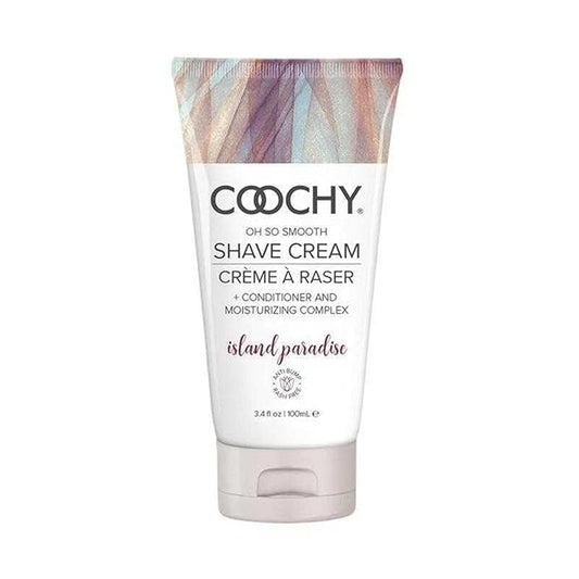 Coochy Intimate Shaving Cream | Shave Conditioner & Moisturizer for Face & Body | Ideal for Sensitive Skin Care, Anti-Bump | Island Paradise, 3.4 oz-Velvo Beauty