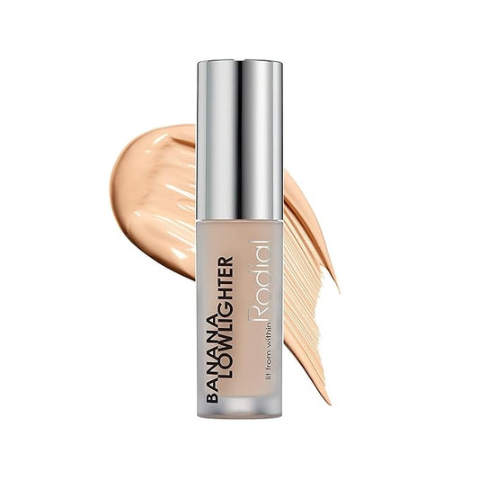 Rodial Banana Lowlighter 0.05 fl oz, Travel Size Liquid Colour Concealer with Yellow Undertone, Face Concealer, Non-Shimmer Finish, Hydrating Formula with Hyaluronic Acid, Vitamin E and Caffeine-Velvo Beauty