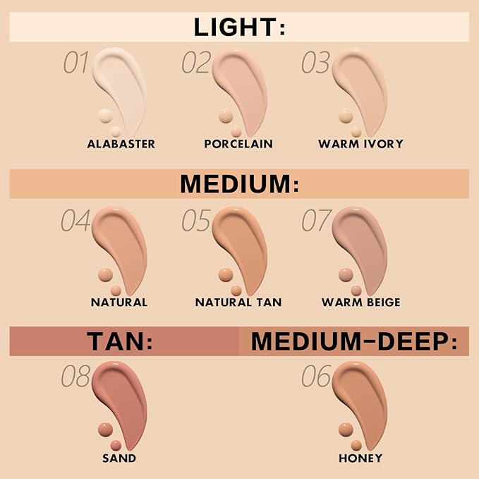 FOCALLURE 2 Pcs Liquid Foundation, Skin Evolution Foundation + Concealer, Full Coverage Foundation Makeup, Durable, Waterproof, Oil-Control, Hides Wrinkles & Lines, Natural-Velvo Beauty