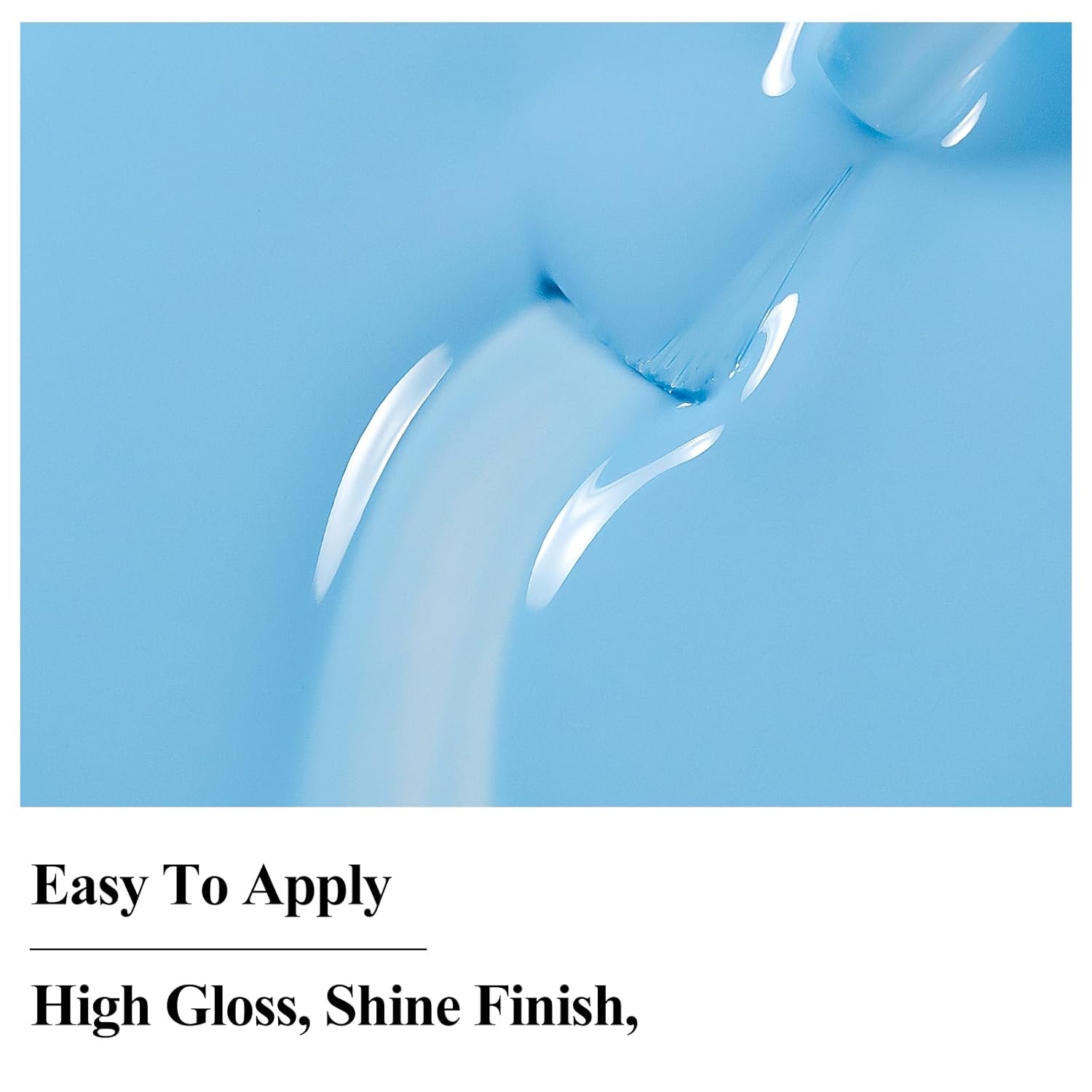 Blue Nail Polish Quick Dry Pastel Nail Lacquer Sheer Color, Light Blue Regular Fast Dry Fingernail Polish Bulk Non Gel Long-Lasting DIY Salon Gift For Women-Velvo Beauty