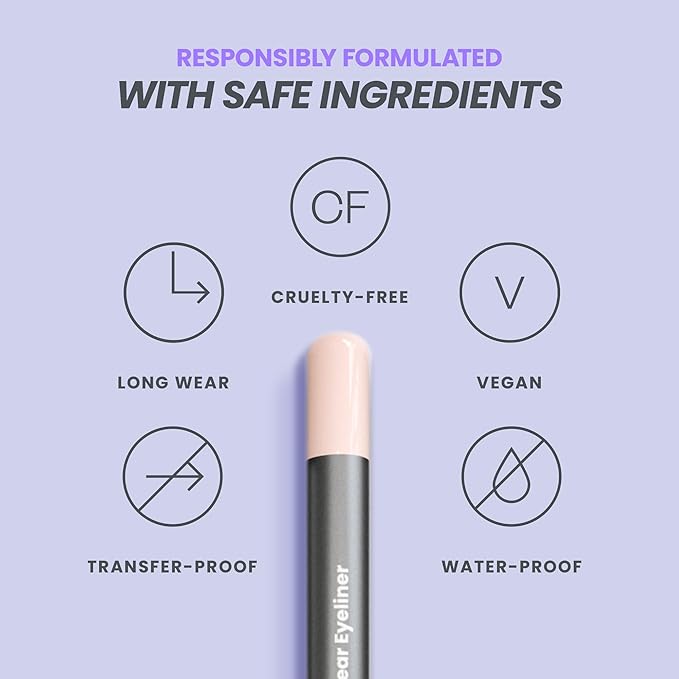 Wonderskin Eyeliner Pencil, 1440 Longwear Pink Eyeliner Pencil - Waterproof, Sharpenable & Smudge Proof-Velvo Beauty