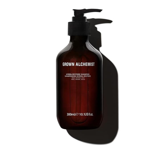 Grown Alchemist Hydra-Restore Rose Black Pepper & Sage Gentle+Moisturizing Daily Shampoo, 300mL-Velvo Beauty