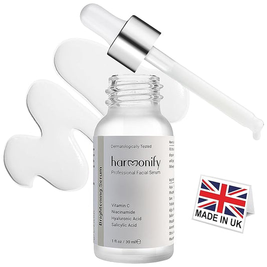 Niacinamide with Salicylic Acid Serum for Face, Hydrating Dark Spot Facial Serum & Plumb Skin, Daily Skincare Essential, 1 fl. oz, Made in Europe-Velvo Beauty