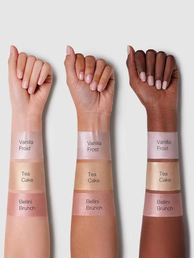 SHEGLAM Glow Bloom Liquid Waterproof Highlighter Long Lasting Cream Highlighter with Shimmer Dewy Finish - Bellini Brunch-Velvo Beauty
