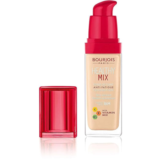 Bourjois Healthy Mix Anti-Fatigue Medium Coverage Liquid Foundation 5 Rose Ivory, 30ml-Velvo Beauty