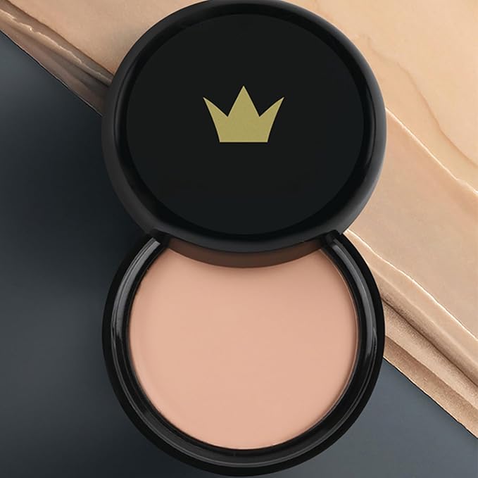 Mallofusa Single Color Face Makeup Concealer Foundation Palette Creamy Moisturizing Contouring 0.49oz (Dark Coffee)-Velvo Beauty