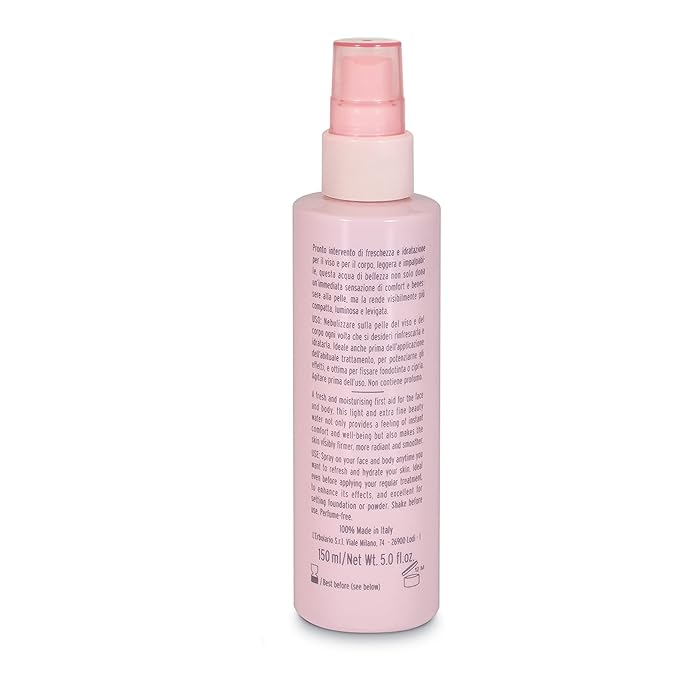 L’Erbolario Hyaluronic Acid Beauty Water Spray for Face and Body - Face Mist and Body Moisturizer Spray - Skin Toner - With Coconut Pulp - 5 oz-Velvo Beauty