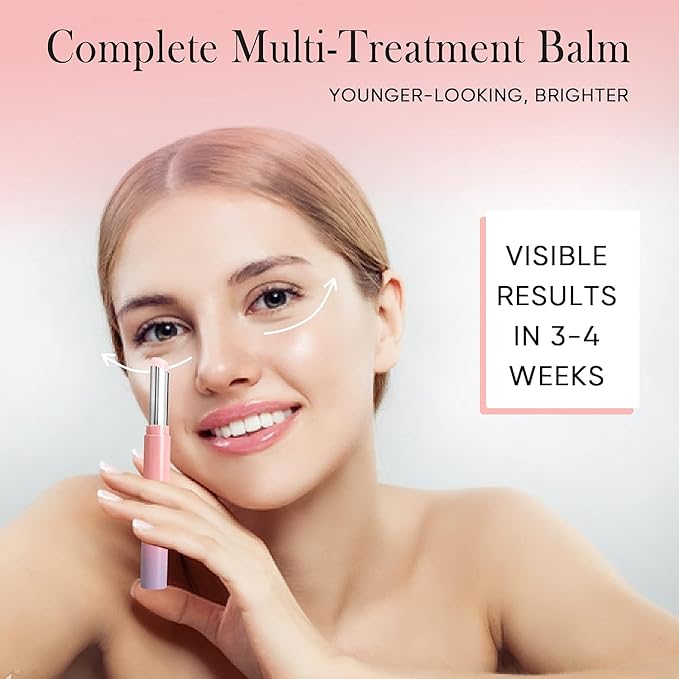 Eye Cream for Dark Circles & Puffiness: Instant Eye Bag Remover Puffiness Treatment, Retinol Eye Stick Bag Blam for Anti Aging - Repair Fine Lines, Crow's Feet & Wrinkles Visibly For Women and Men-Velvo Beauty