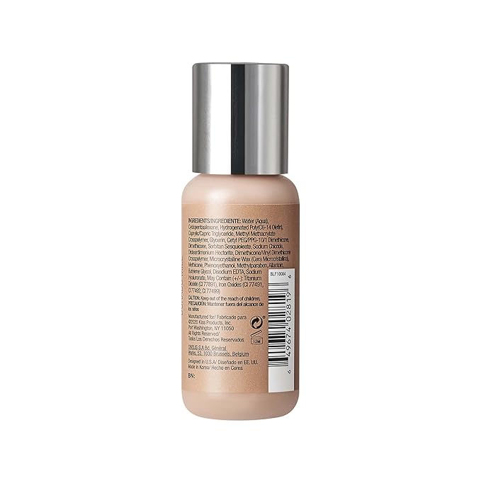 Ruby Kisses Liquid Foundation No More Blemish Oil-Free Foundation Korean Makeup 1.18 Fl Oz (Golden Honey)-Velvo Beauty