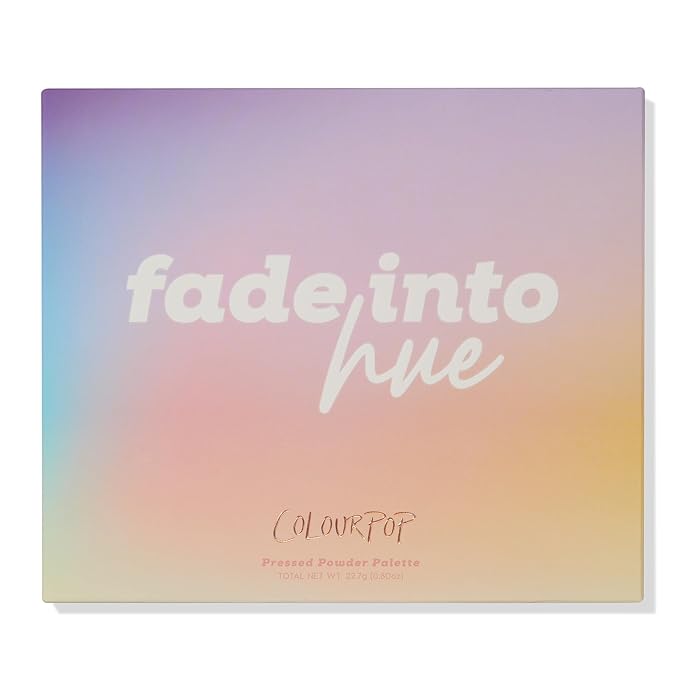 ColourPop Fade Into Hue Eyeshadow Palette - Multi-Color Eye Makeup Palette with Matte, Metallic & Glitter Finishes - High-Pigment Eye Makeup with a Long-Wearing Formula (0.8 oz)-Velvo Beauty