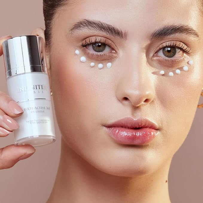 Infinitek Paris Multi-Active Collagen Eye Cream & Retinol Serum Eye Contour - Anti Aging Eye Cream for Wrinkles, Under Eye Treatment for Dark Circles and Under Eye Wrinckle Repair. 0.50 Fl Oz-Velvo Beauty