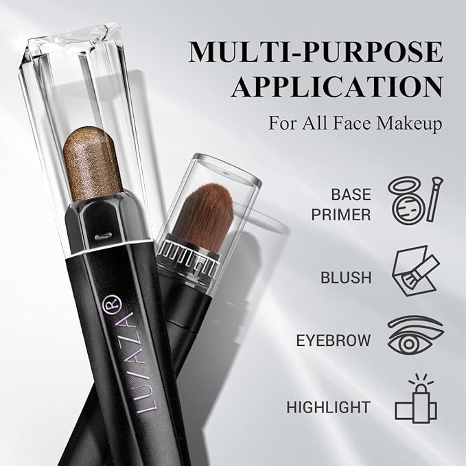 6PCS Cream Eyeshadow Stick Makeup Sets, Metallic And Matte Shimmer Eye Shadow Eye Brightener Stick Pencil Crayon, A01-Brown Neutral-Velvo Beauty