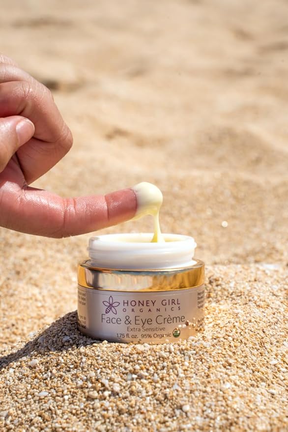 Honey Girl Organics Extra Sensitive Face and Eye Creme, 1.75 Fluid Ounce-Velvo Beauty