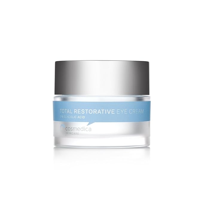 Cosmedica Skincare Total Restorative Eye Cream, 0.7 Ounce Anti-Aging Eye Cream - Intense Hydration and Collagen Boosting Actives to Firm and Rejuvenate Delicate Eyes-Velvo Beauty