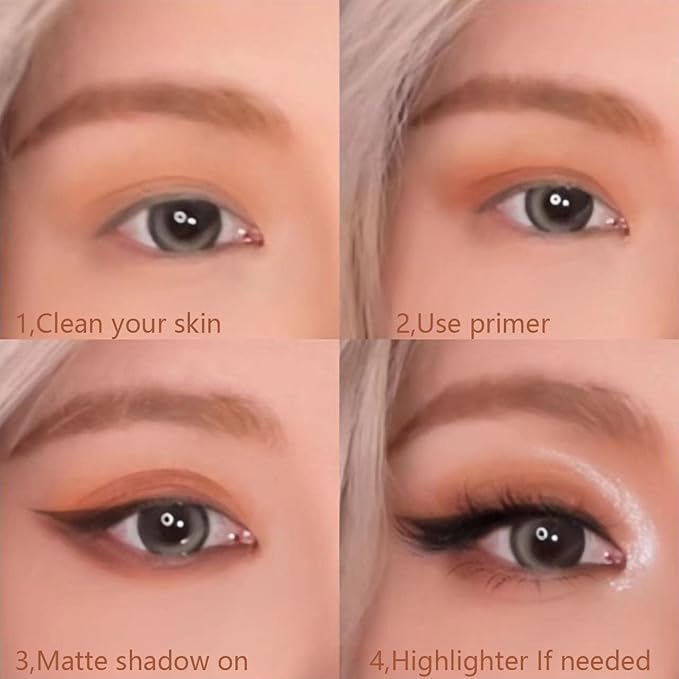 Eye Makeup Eyeshadow Palette with eye shadow primers black white highlighter Matte Shimmer Pallet 12 Natural Nude Colors Make Up Gift Kit-Velvo Beauty