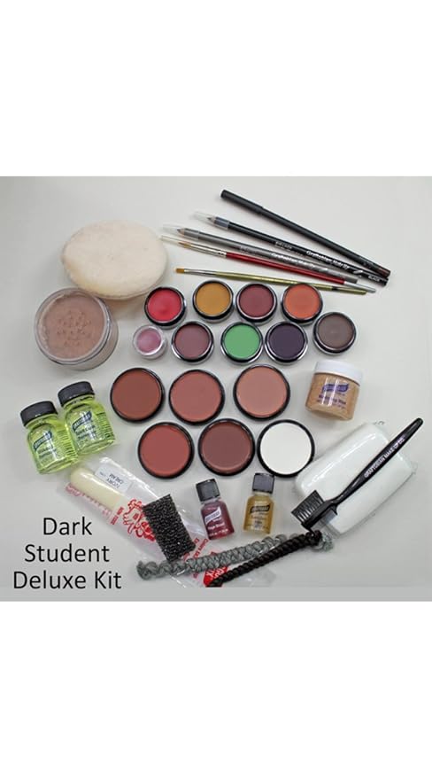 Graftobian Student Theatrical Makeup Kit Deluxe - Medium/Olive-Velvo Beauty