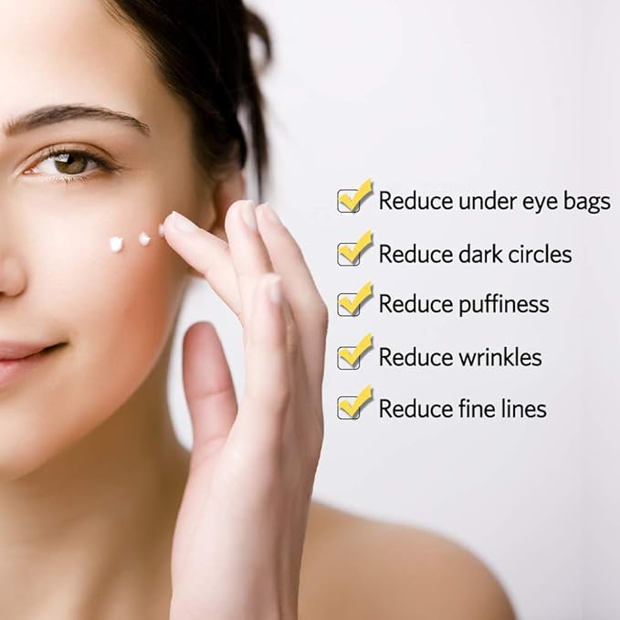 Lagunamoon Advanced Repair Eye Cream - Anti-Aging, Natural, Under Eye Cream - Hyaluronic Acid for Dark Circles, Puffiness, Fine Lines, Wrinkles - for All Skin Types (30mL / 1 Fl Oz)-Velvo Beauty